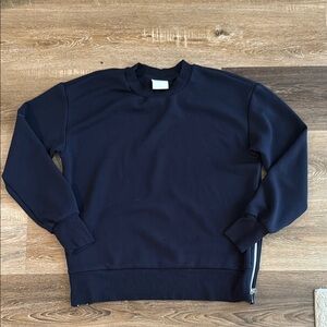 Varley doublesoft Gabriella sweat in navy